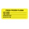 Nevs Label, Fresh Frozen Plasma 7/8" x 2-1/4" Yellow w/Black LBW-0021 - alternate 1